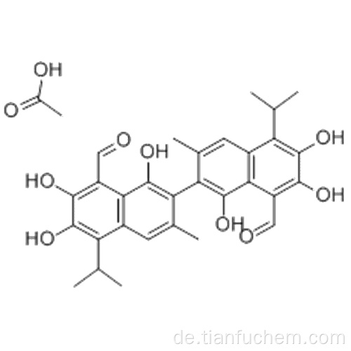 DL-Gossypol Methansäure CAS 12542-36-8 Gossypol Acetat Online